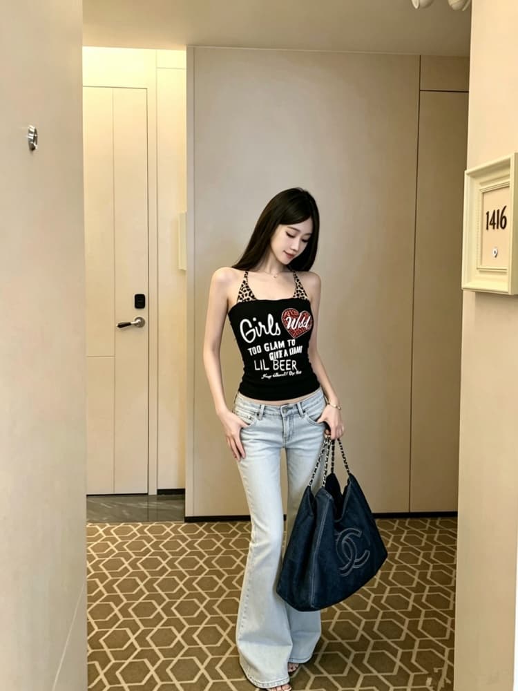 실사 정가 감소되지 않음 페이크 레이어드 벨트 가슴 패드 캐미솔 여름 새로운 몸매 가꾸기 하이웨이스트 맨위 트렌디 상세 이미지 15
