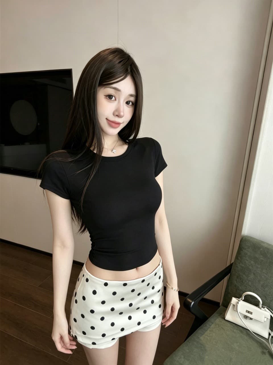 실사 정가 감소되지 않음 뒤로 홀로우 아웃 레이스업 긍정적 인 어깨 스트라이프 티셔츠 몸매 가꾸기 슬림해 보이는 싱글 착용 이슬 뼈의 맨위 트렌디 상세 이미지 12