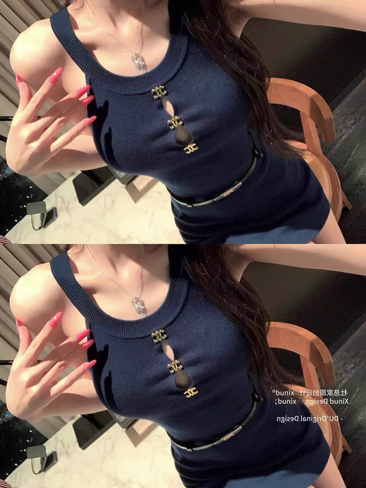진한 파란색 로얄 자매 센스 행침 목 여성 드레스 섹시함 핫걸 몸매 가꾸기 슬림해 보이는 타이트 스커트 명문 여성 연회 작은 드레스 상세 이미지 3
