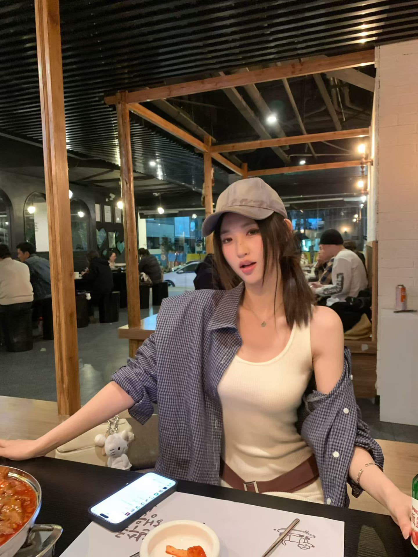 홍콩 느낌 스타일 아메리칸 레트로 니트 여성 드레스 여름 새로운 몸매 가꾸기 슬림해 보이는 타이트 스커트 작은 키 미니 스커트 상세 이미지 6