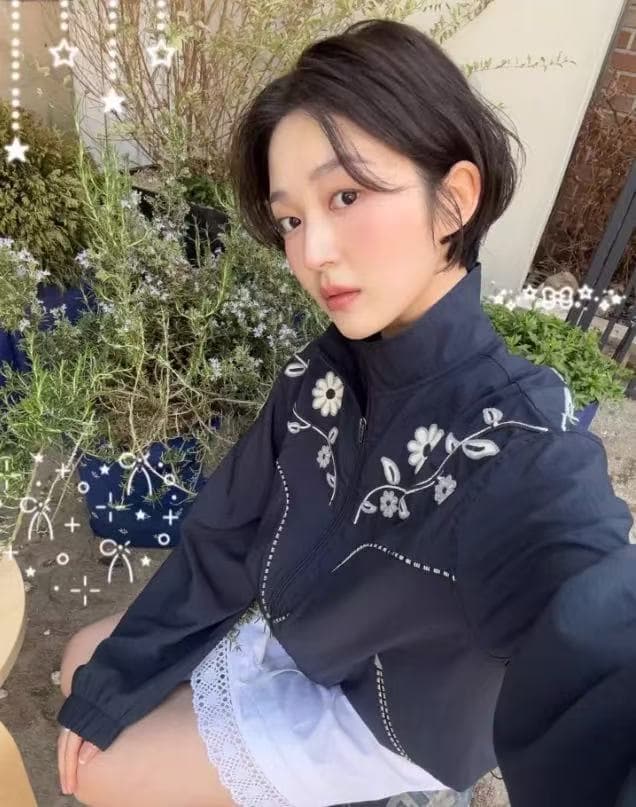 가을 재킷 재킷 스탠드 칼라 펌프 로프 지퍼 재킷 무거운 작업 자수 패션 재킷 자켓 짧은 여성 코트 상세 이미지 9