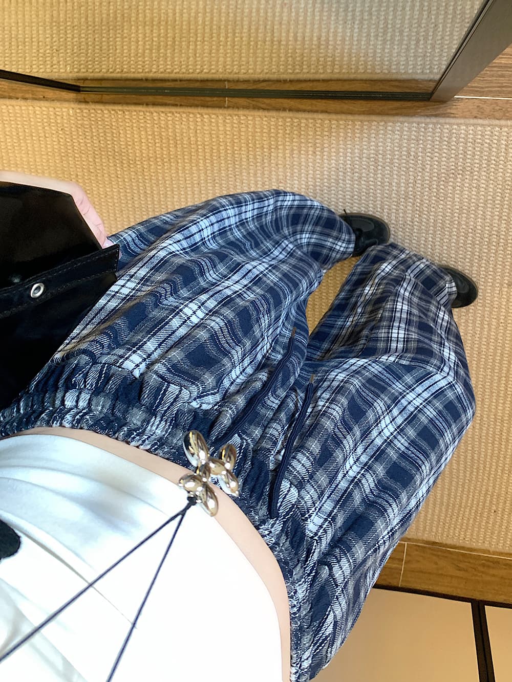 실사 자이언트 잘 생긴 ~ 중 여름 캐주얼 운동 캐주얼 바지 여성 고급 센스 루즈핏 도루 센스 와이드 레그 팬츠 긴 바지 상세 이미지 7
