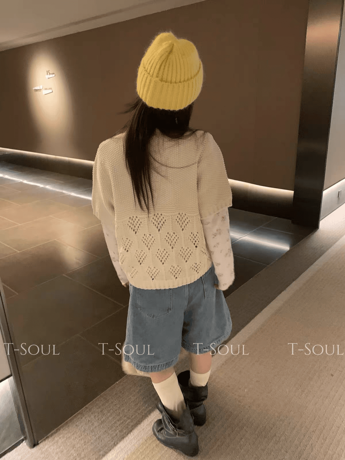 신선함 신선함 달콤함 느긋한 와 성별 부드러운 한 부서 다용도 디자인 센스 니트 오픈 가디건 상세 이미지 5