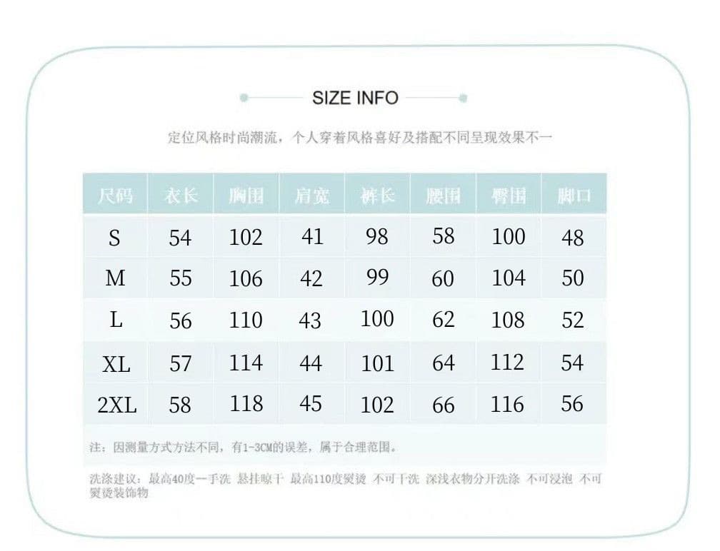 얼음 실크 리브 220 그램 인터넷 유명인 여름 세트 여성 외국 가스 새로운 패션 반팔 티셔츠 와이드 레그 팬츠 투피스 슈트 상세 이미지 6