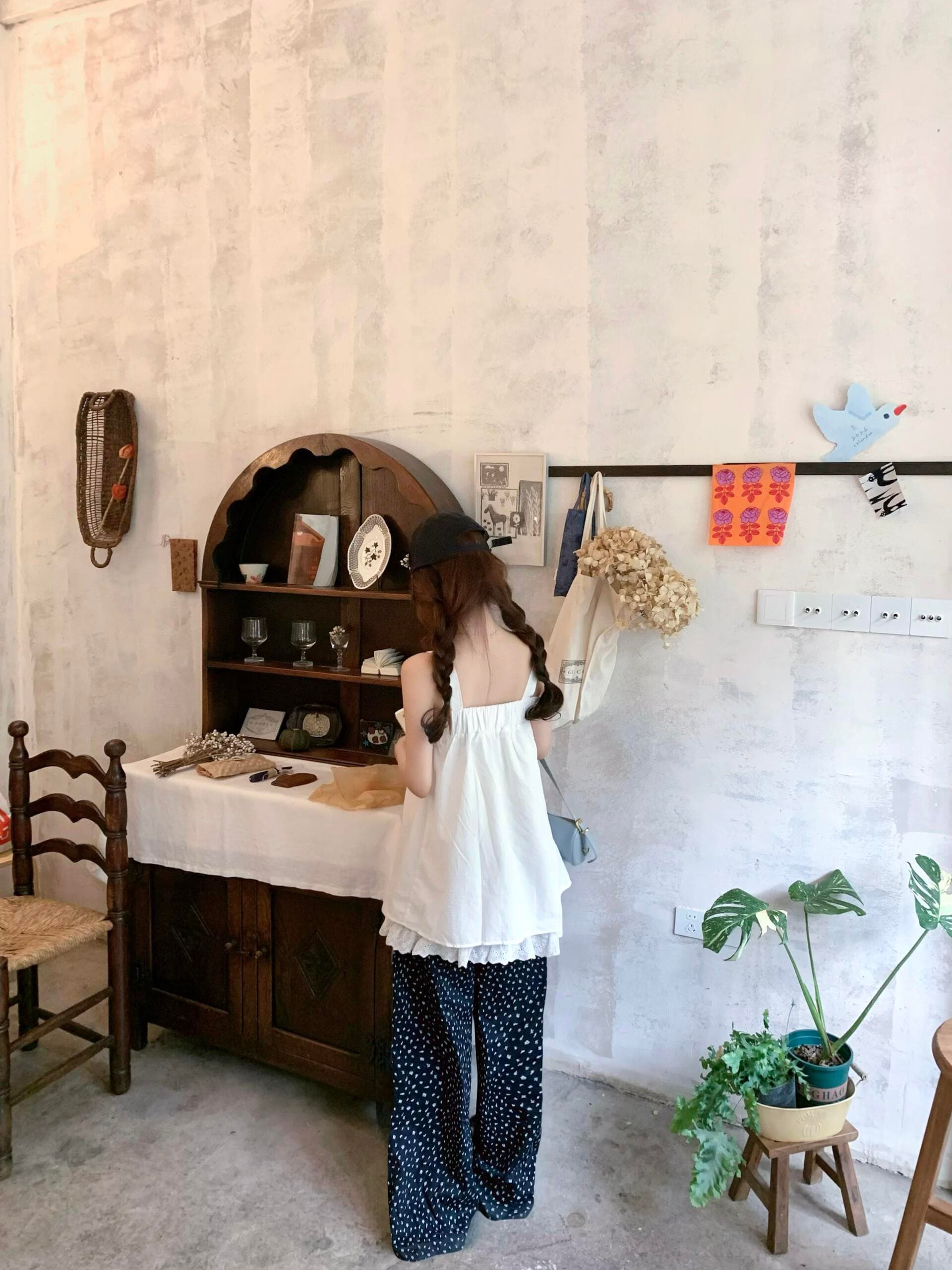실사 정가 부드러운 미니멀리즘 바람 품격 레이스 디자인 센스 슬립 작은 셔츠 이미지 3