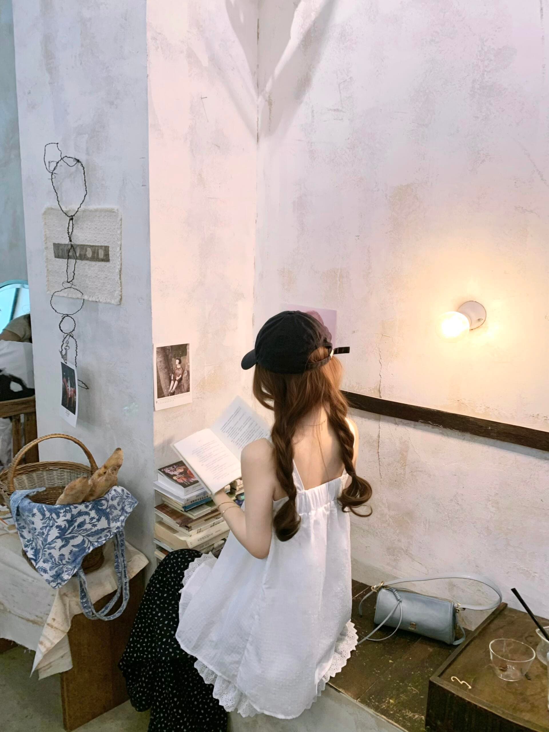 실사 정가 부드러운 미니멀리즘 바람 품격 레이스 디자인 센스 슬립 작은 셔츠 상세 이미지 2
