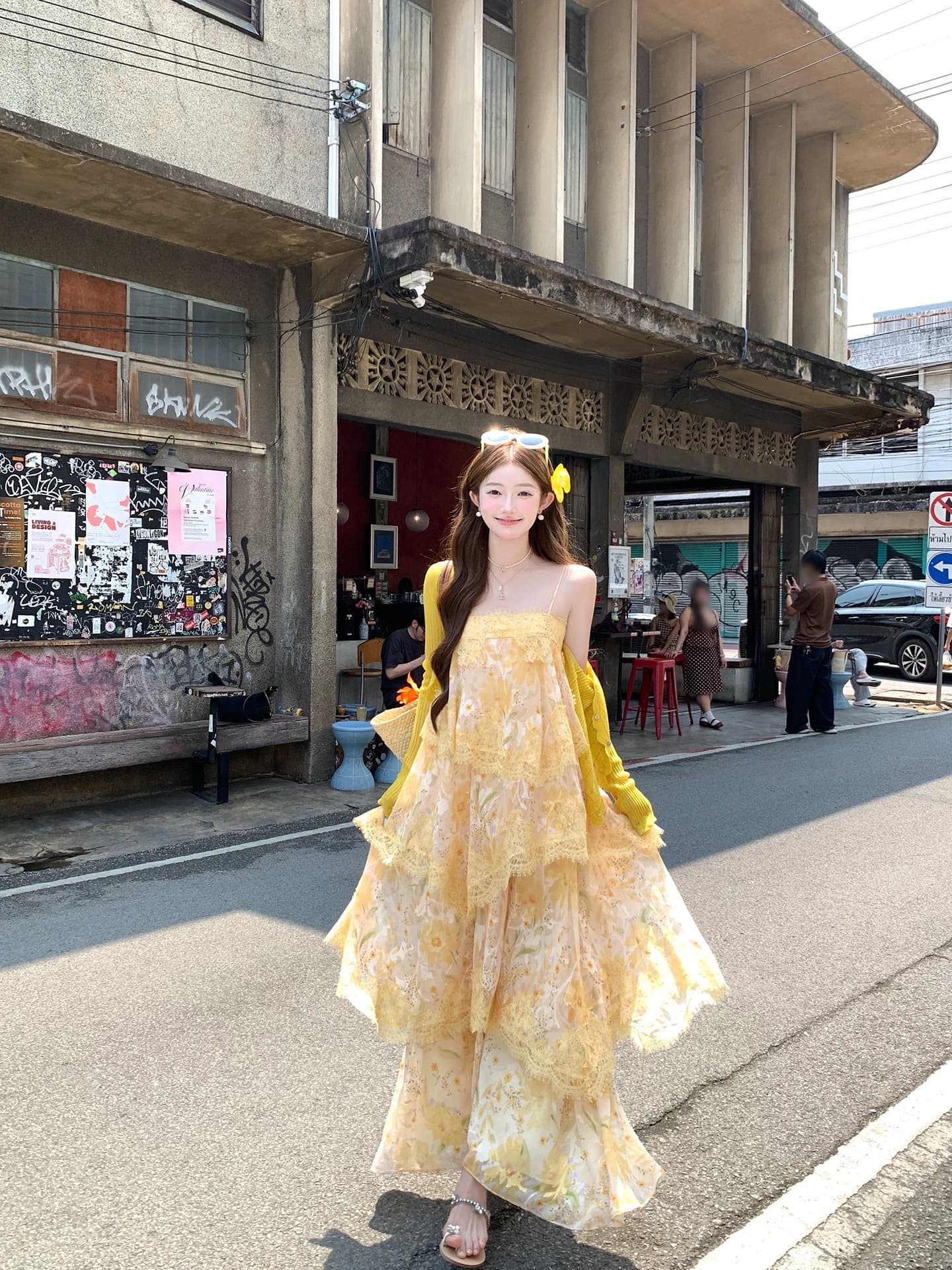 acaine 3 23 20 00 이전 네 시간 9 할인 무거운 작업 레이스 프린트 요정 가스 케이크 드레스 상세 이미지 1