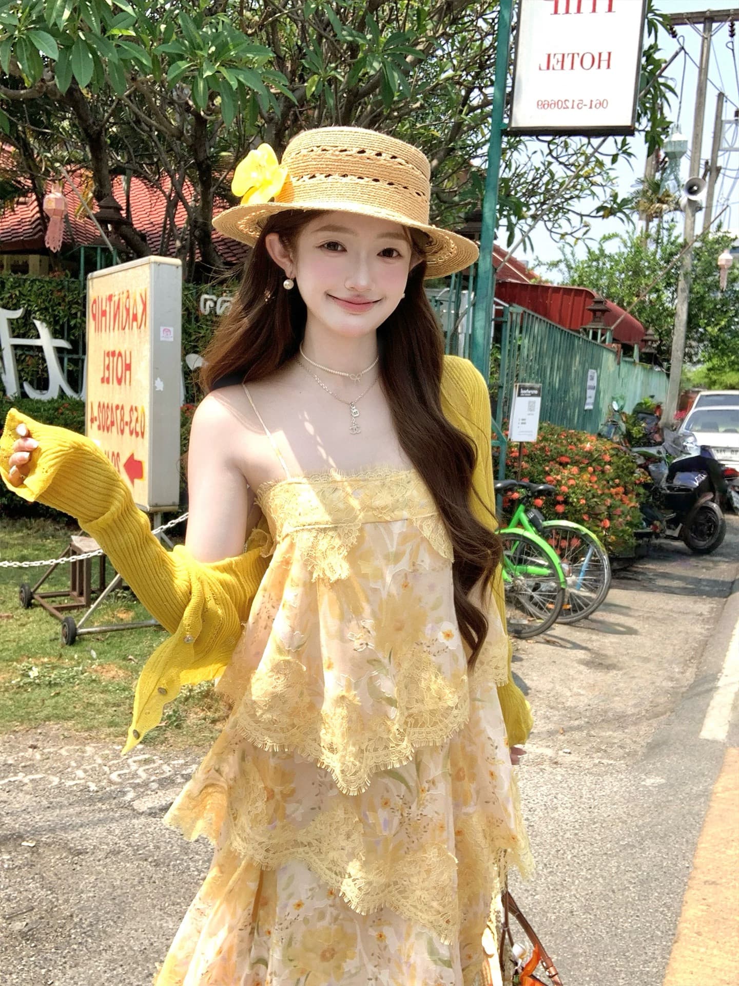 acaine 3 23 20 00 이전 네 시간 9 할인 무거운 작업 레이스 프린트 요정 가스 케이크 드레스 상세 이미지 3