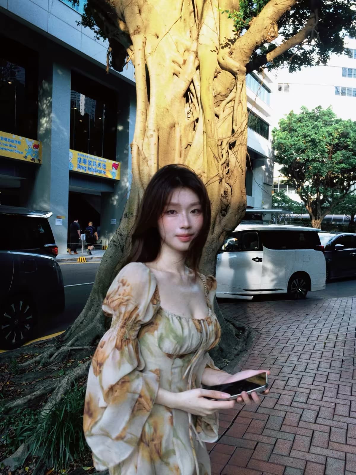 sya 크 사이 작은 웨스트 프랑스식 복잡한 고대 칼라 맨위 여성 가을 튜브탑 연꽃 잎 소매 꽃무늬 부드러운 긴팔 작은 셔츠 이미지 4