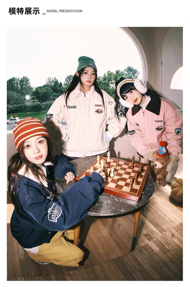 2026 아메리칸 양털 플리스 재킷 남자 모피 칼라 목화 진딧물 겨울 커플 야구 면 의류 여성 조수 브랜드 보온 면 옷 상세 이미지 10