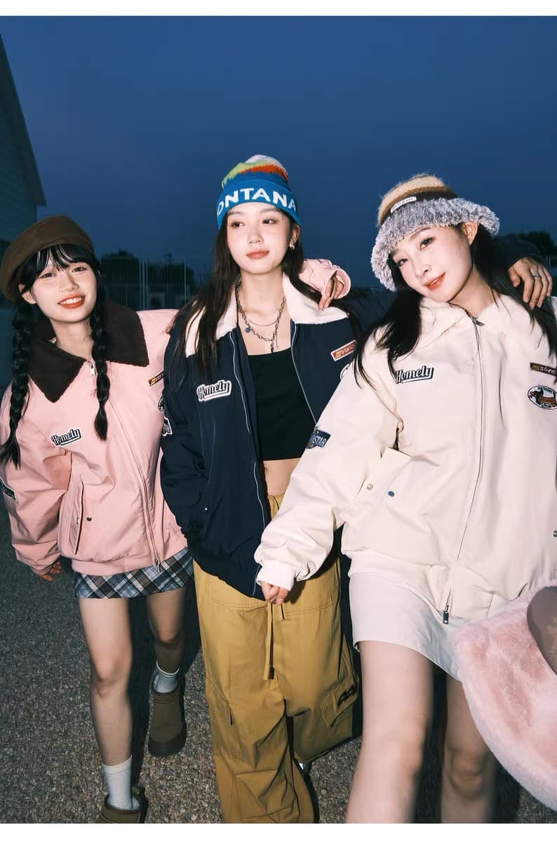2026 아메리칸 양털 플리스 재킷 남자 모피 칼라 목화 진딧물 겨울 커플 야구 면 의류 여성 조수 브랜드 보온 면 옷 상세 이미지 20