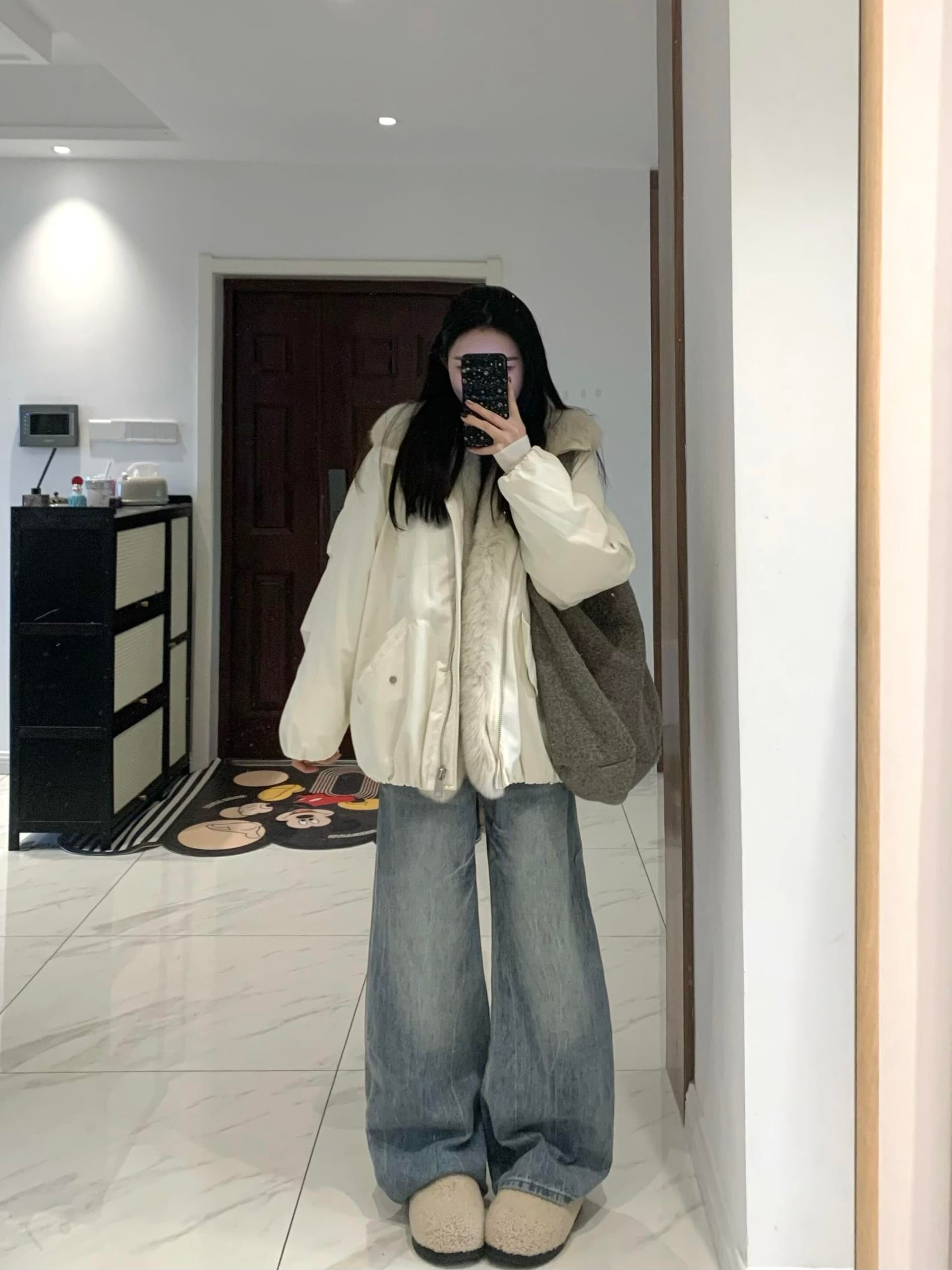 2026 겨울 새로운 플리스 패치워크 바 En 바람 꽃밭 Parker 면 의류 여성 아메리칸 레트로 두꺼운 면 옷 재킷 상세 이미지 33