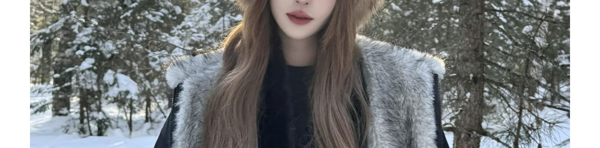 아메리칸 늑대 왕 모방 fall 털 후드 면 의류 남녀 겨울 털이 있는 좌 산 조각 면 옷 큰 모피 칼라 커플 두꺼움 재킷 상세 이미지 14