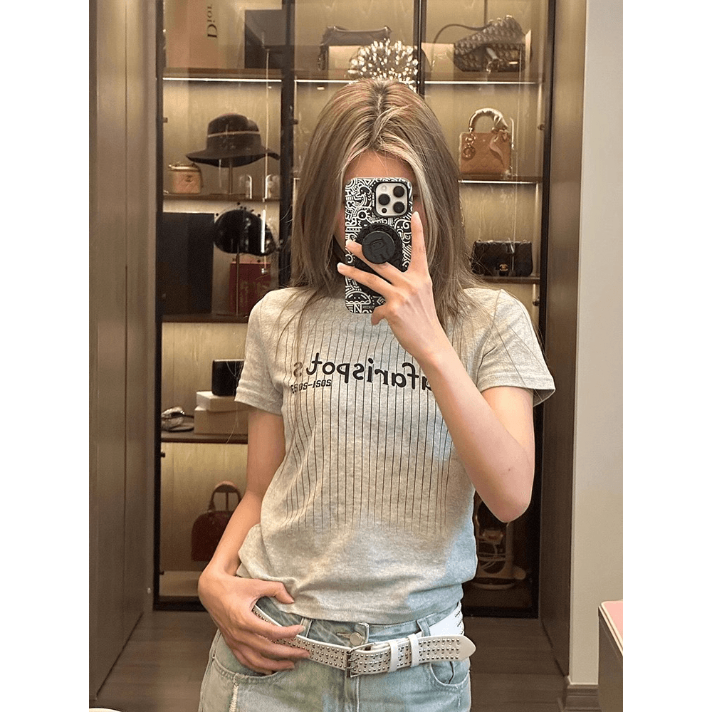 높은 품질 순면 210 그램 40 오스트리아 세대 서울 92 면 8 암모니아 Lun 프린트 핫걸 몸매 가꾸기 이미지 5