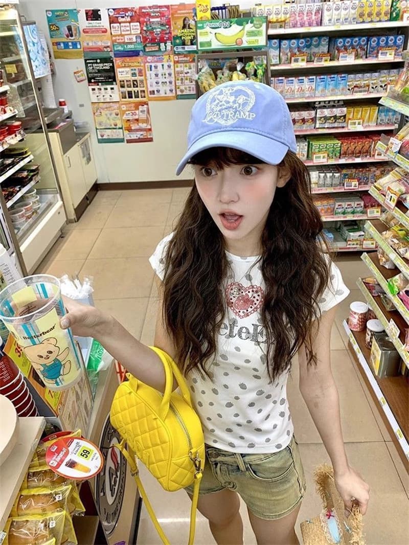 220 그램 92 면 8 암모니아 Lun 전체 인쇄 핫픽스 몸매 가꾸기 반팔 티셔츠 상세 이미지 2