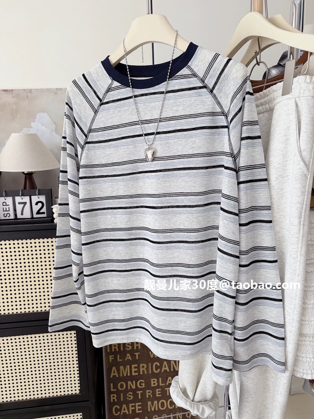 특별 빅 사이즈 300 근 스트라이프 태양 보호 셔츠 여름 얇은 스타일 차가운 센스 맨위 긴팔 상세 이미지 2