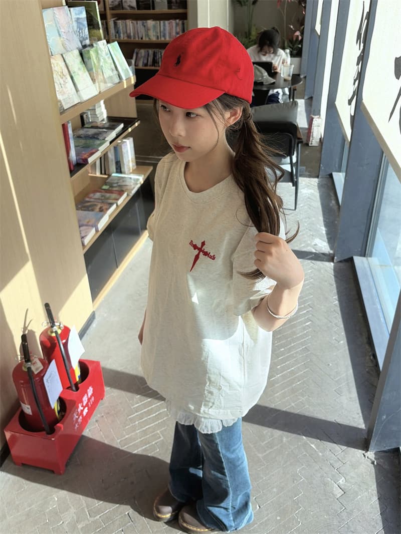 좋은 품질 자수 네리 가게 천 주문 접착제 표준 19 지점 220 그램 순면 반팔 티셔츠 상세 이미지 2