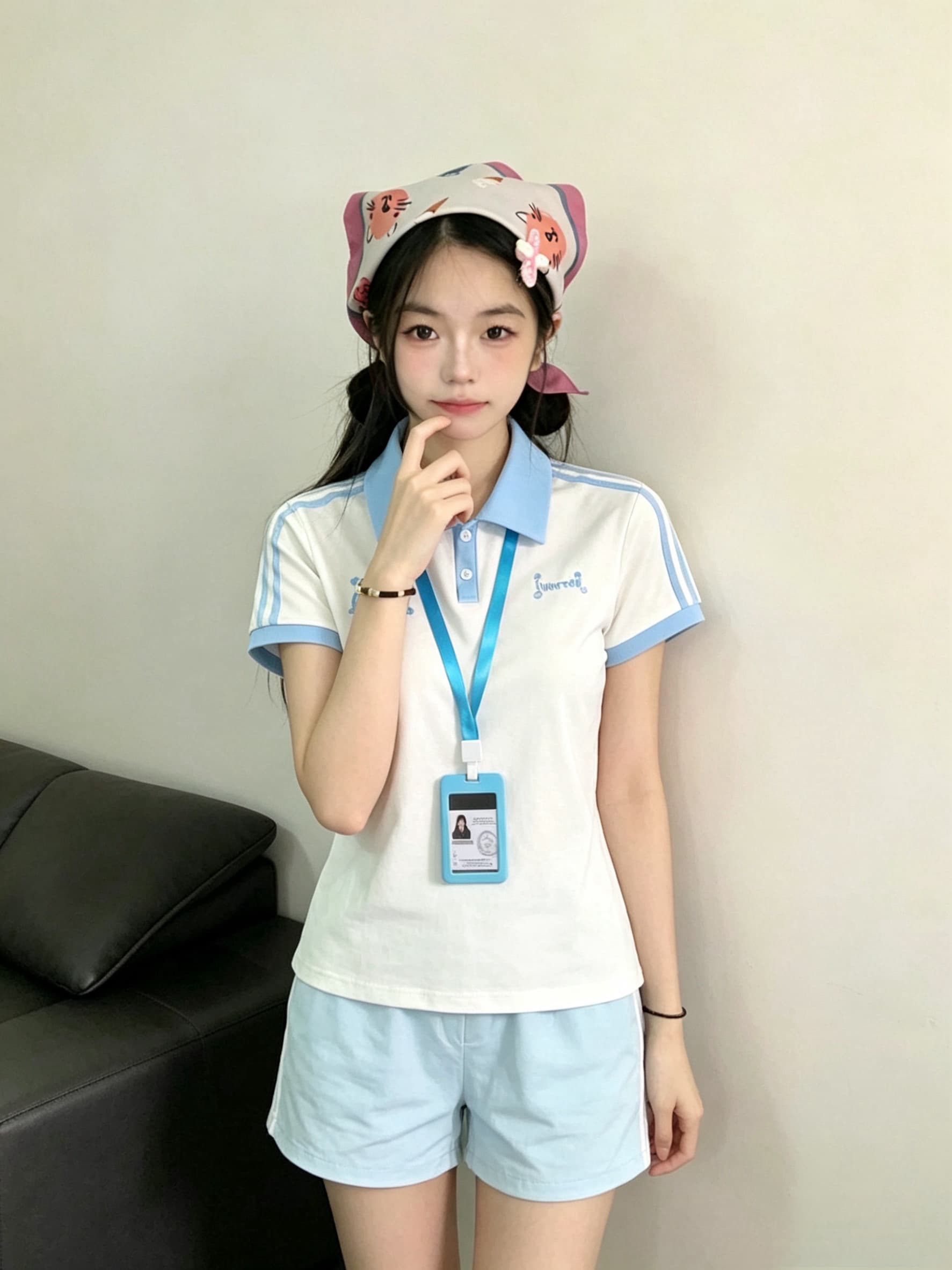 원본 경기 목록 자수 네리 가게 천 40 220 그램 92 면 8 암모니아 Lun 반팔 티셔츠 상세 이미지 5