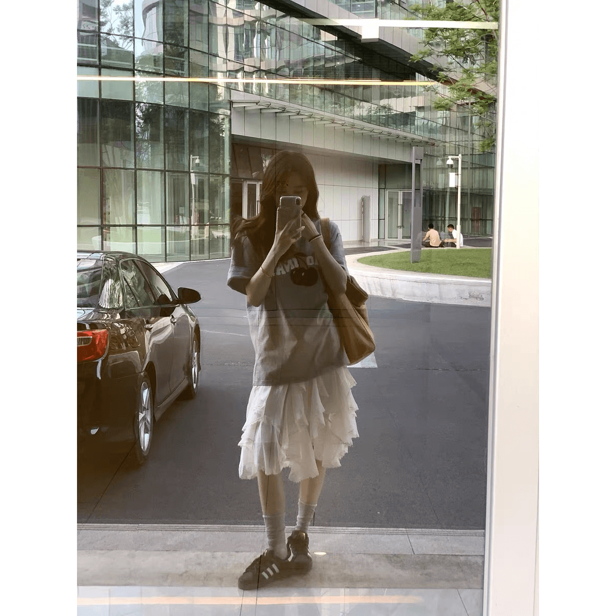 자수 네리 가게 천 순면 220 그램 반팔 티셔츠 이미지 5