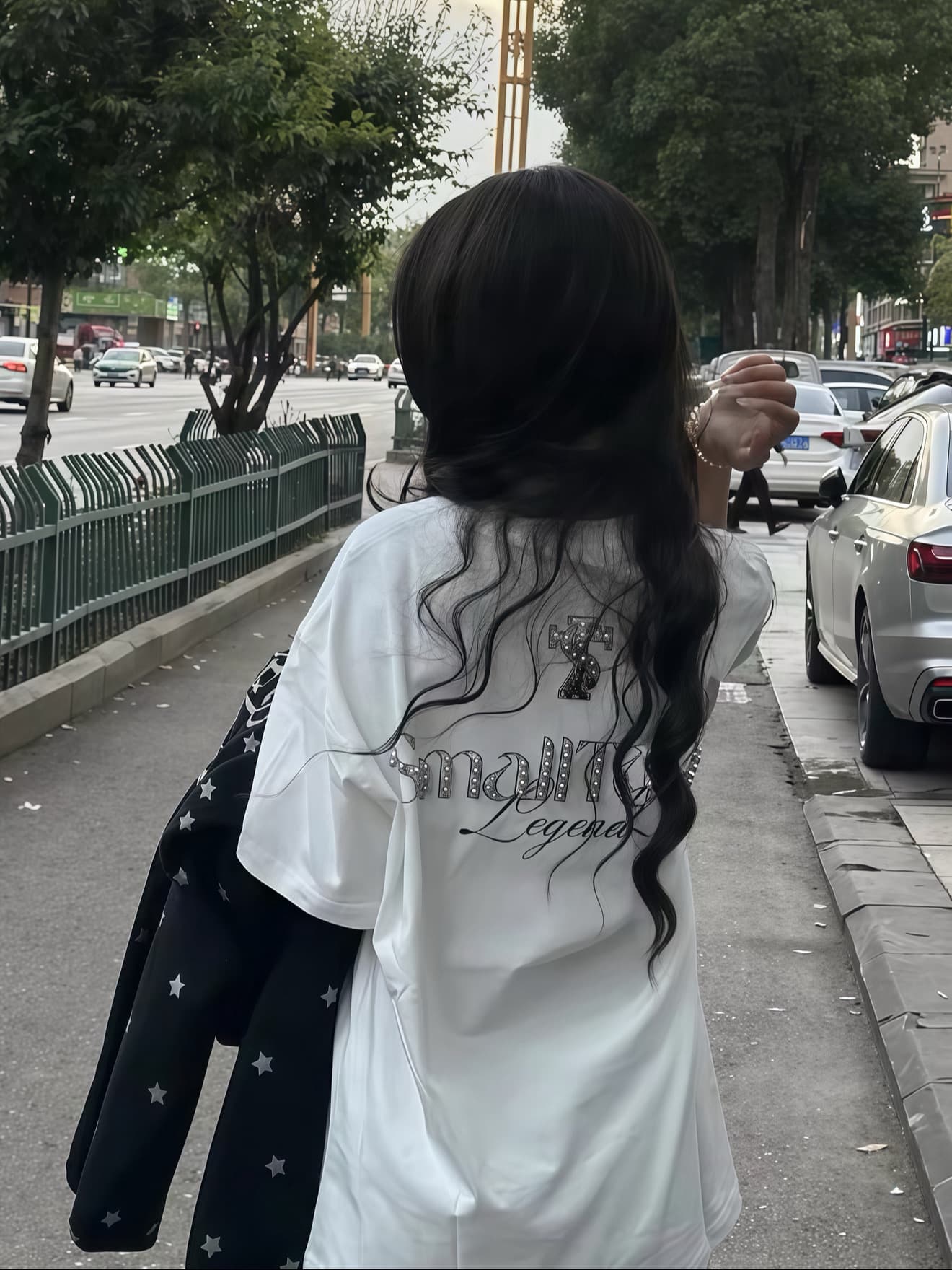 좋은 품질 솜씨 비즈 박기 포밍 프린트 19 지점 220 그램 순면 반팔 티셔츠
