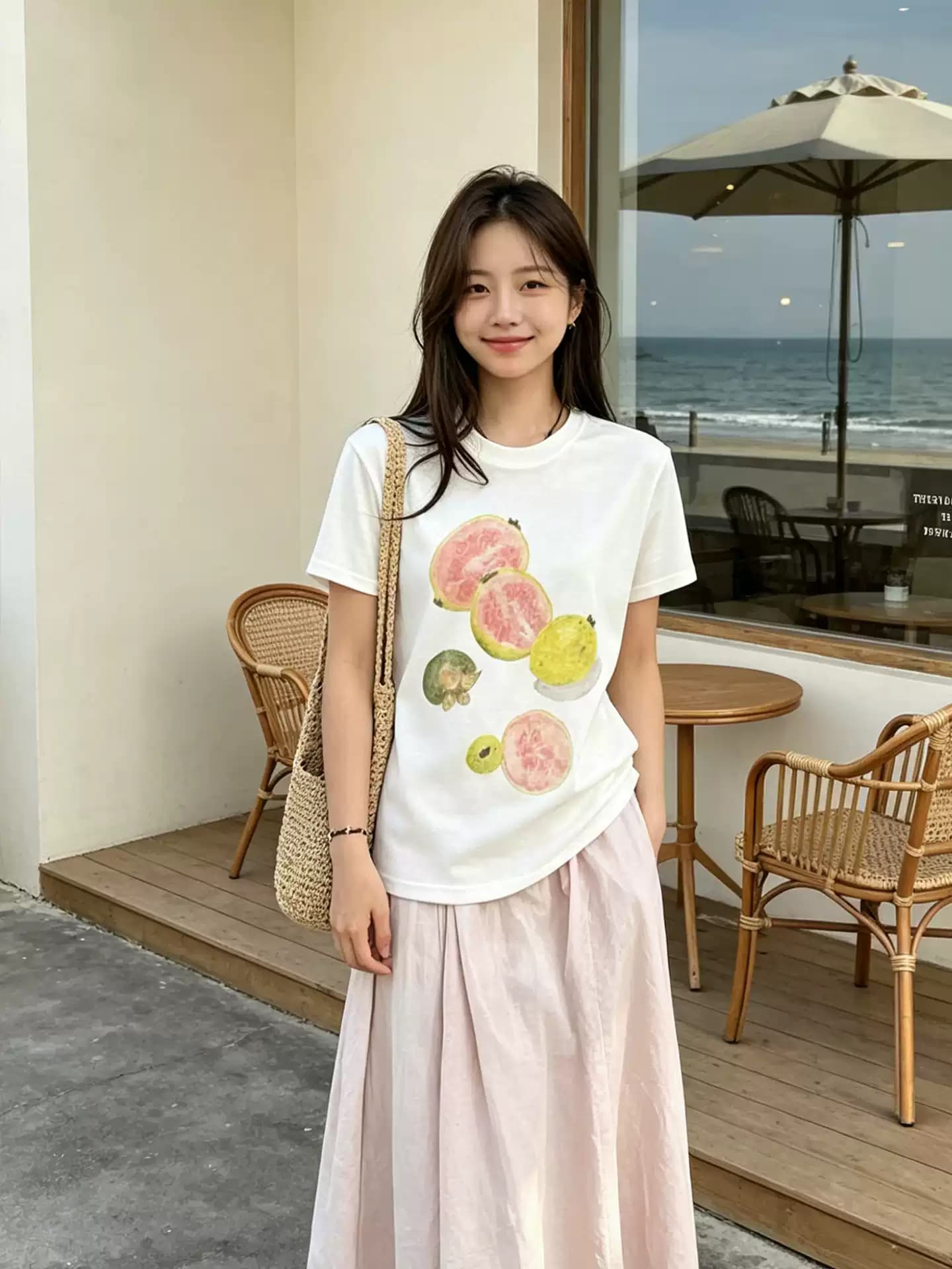 순면 40 220 그램 92 면 8 암모니아 Lun 긍정적 인 어깨 반팔 t 이미지 4