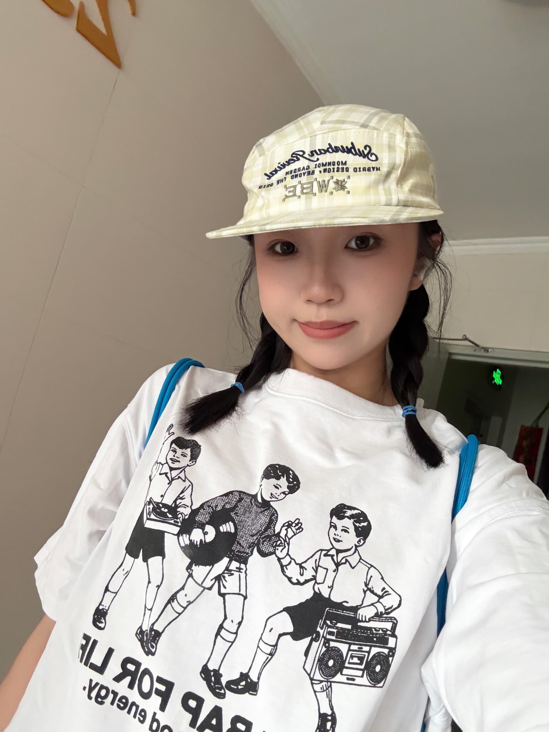 230 크 순면 빗질하다 닫기 여름 새로운 프린트 반팔 티셔츠
