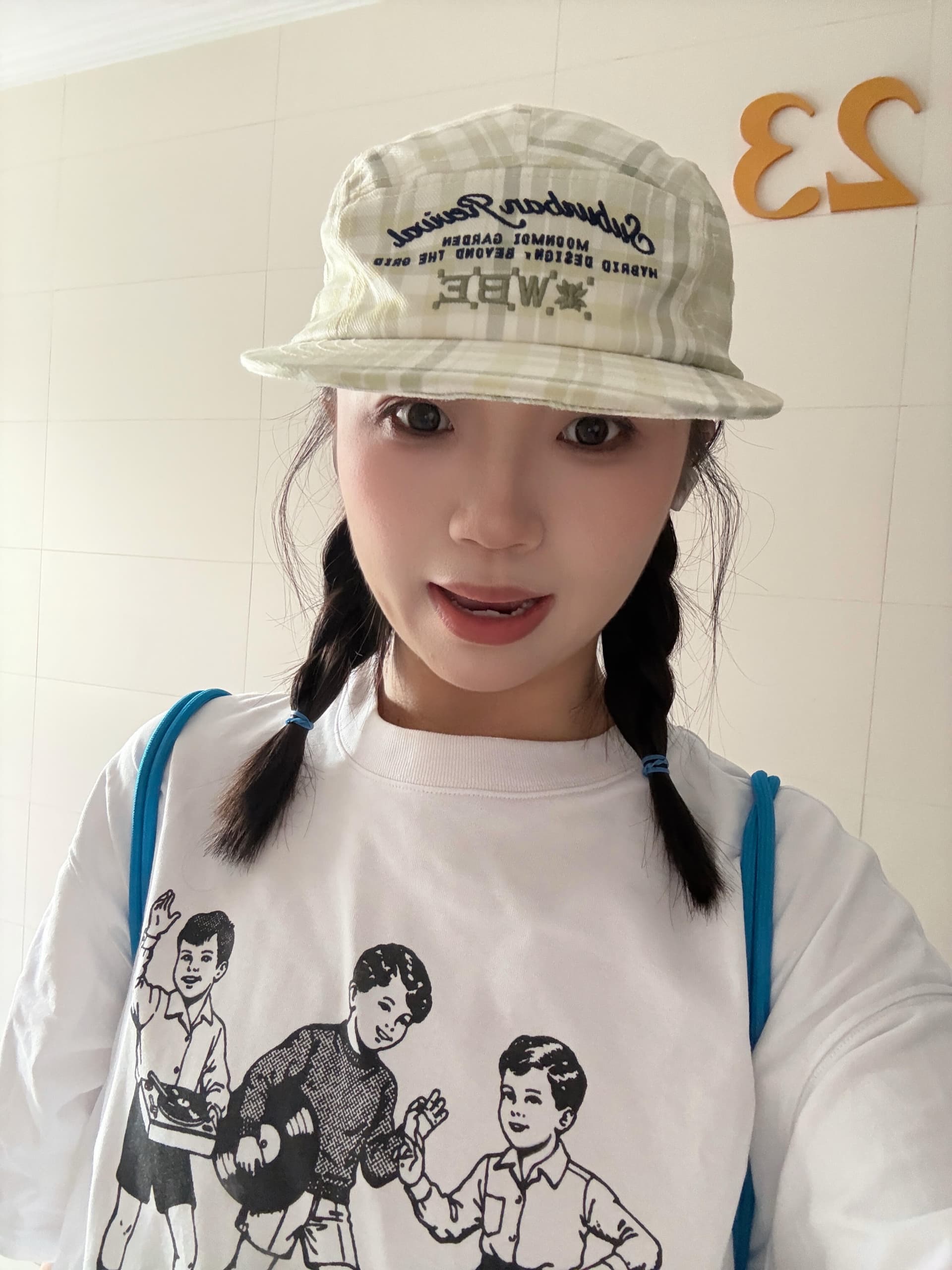 230 크 순면 빗질하다 닫기 여름 새로운 프린트 반팔 티셔츠 상세 이미지 5