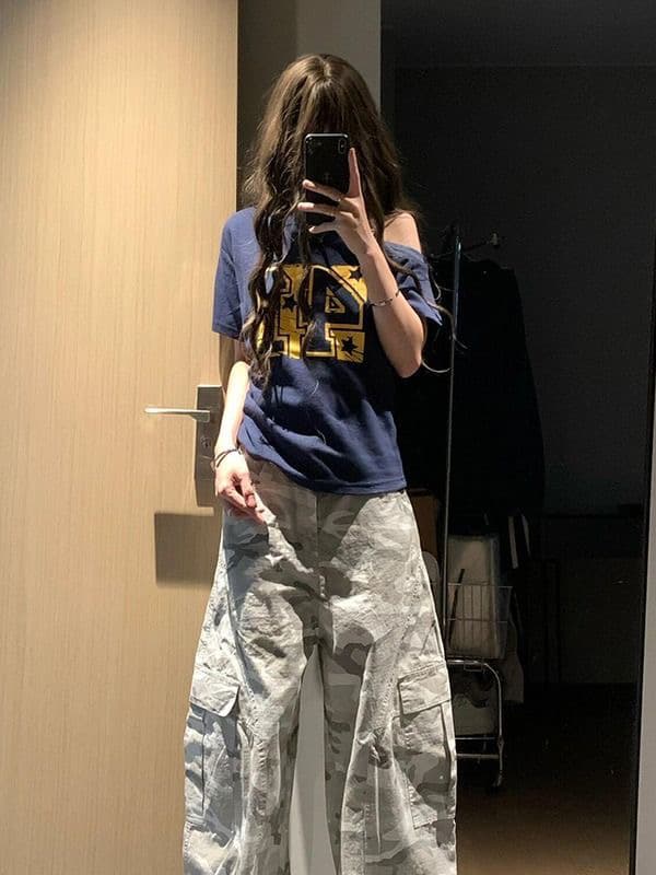 40 오스트리아 세대 서울 92 면 8 암모니아 Lun 220 그램 비스듬한 어깨 오프숄더 티셔츠 새로운 프린트 맨위 상세 이미지 2