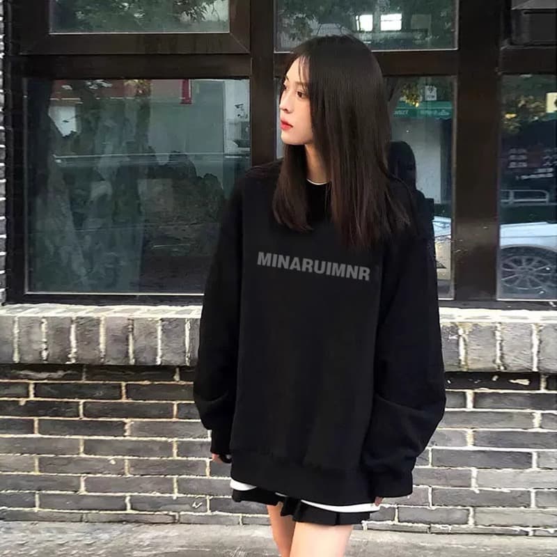 모방 Mianhua 면 복합 얇은 스타일 310g 털이 있는 400g 라운드 넥 프린트 후드티 이미지 3