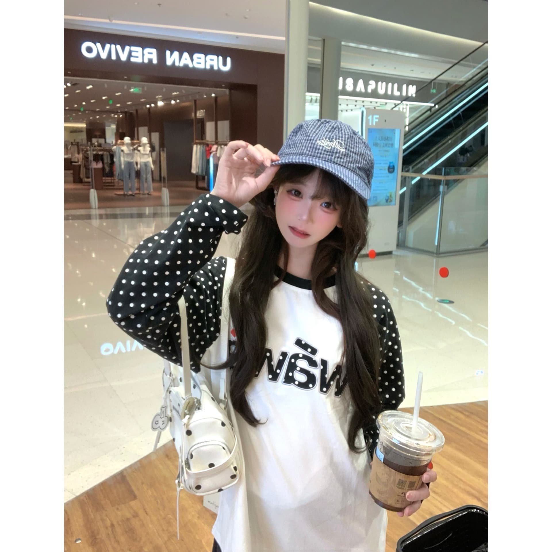 원본 크기 자수 패치 네리 가게 천 19 지점 220 그램 순면 긴팔 티셔츠 이미지 5