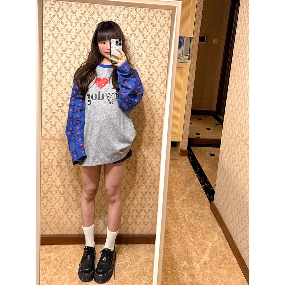 19 지점 220 그램 순면 긴팔 티셔츠 이미지 5