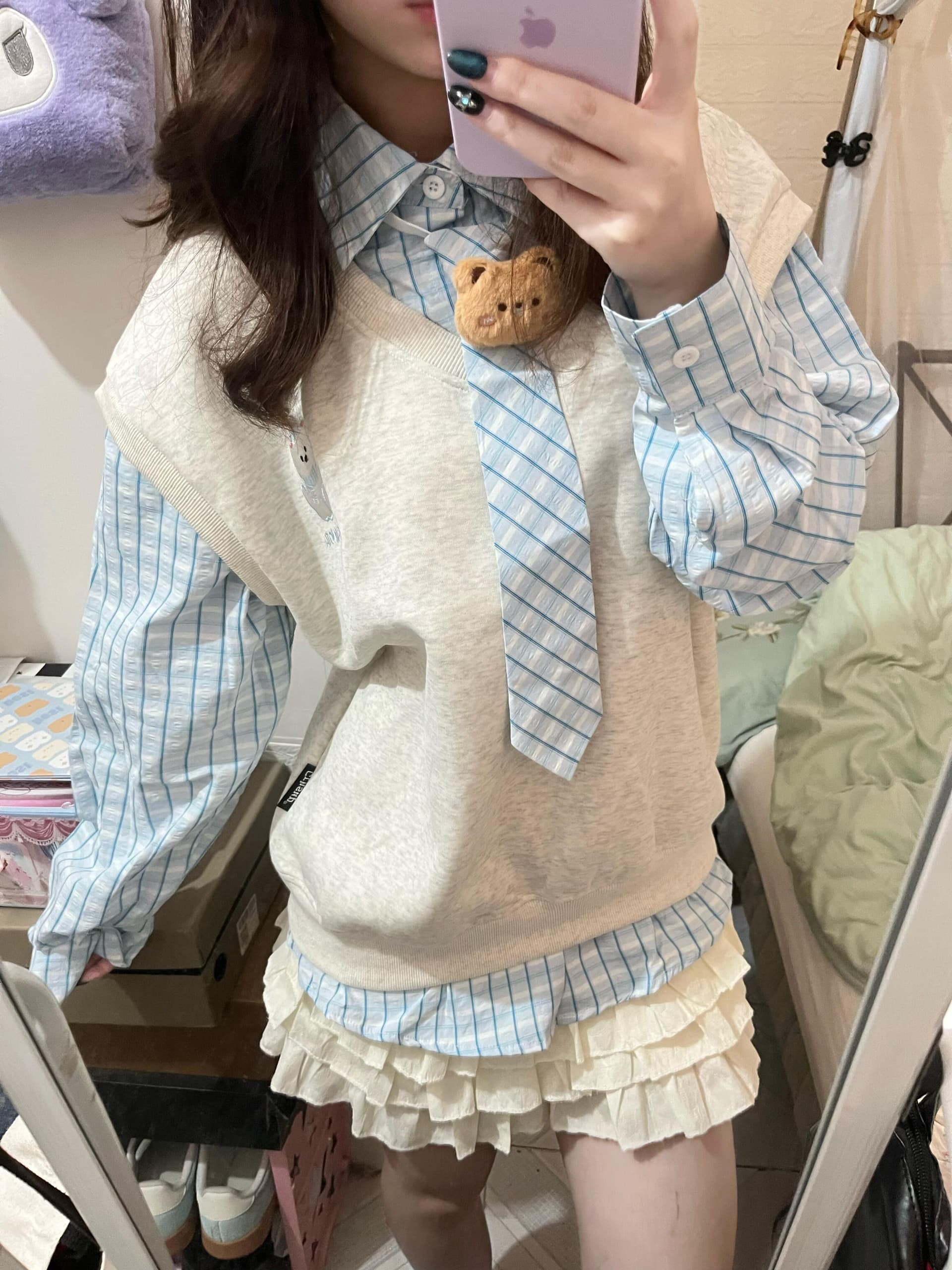 얇은 스타일 원본 솜씨 자수 넥타이 부형제 순수한 Mianhua 면 복합 후드티 상세 이미지 3