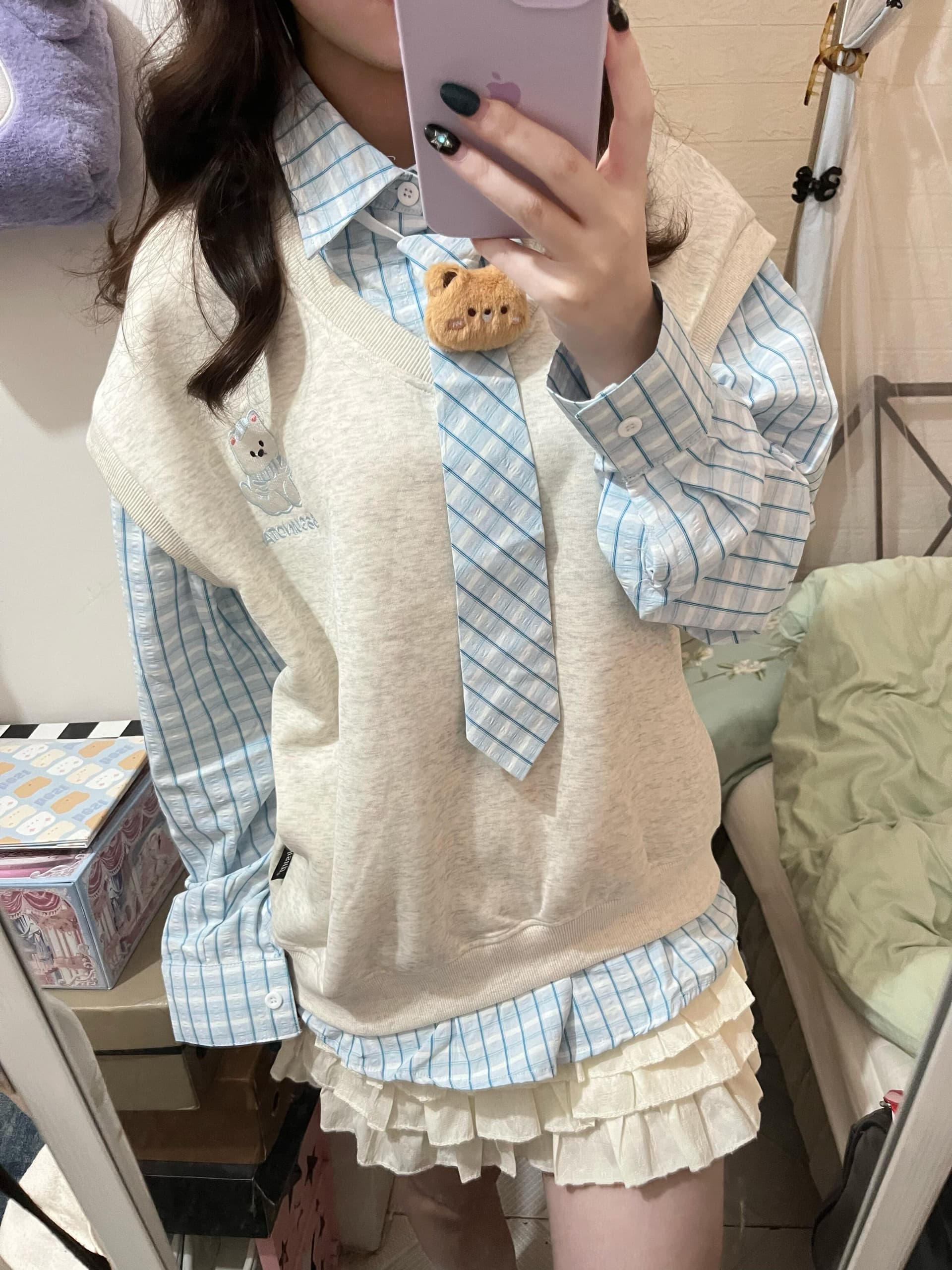 얇은 스타일 원본 솜씨 자수 넥타이 부형제 순수한 Mianhua 면 복합 후드티 상세 이미지 4