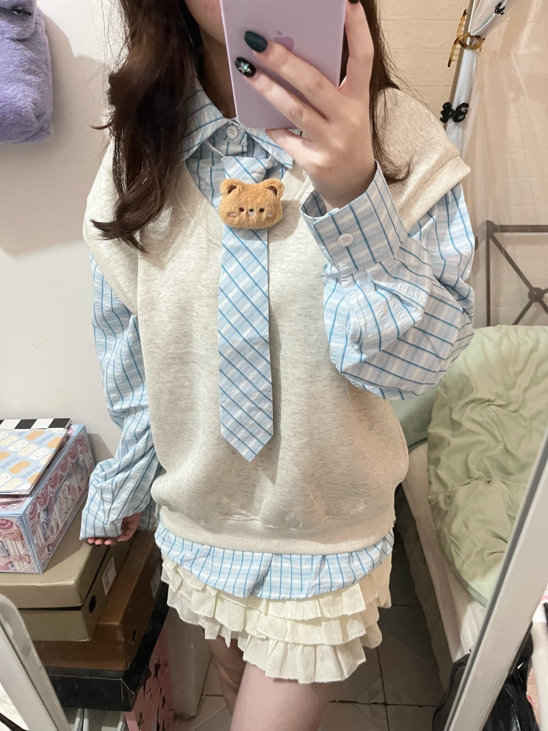 얇은 스타일 원본 솜씨 자수 넥타이 부형제 순수한 Mianhua 면 복합 후드티 상세 이미지 5