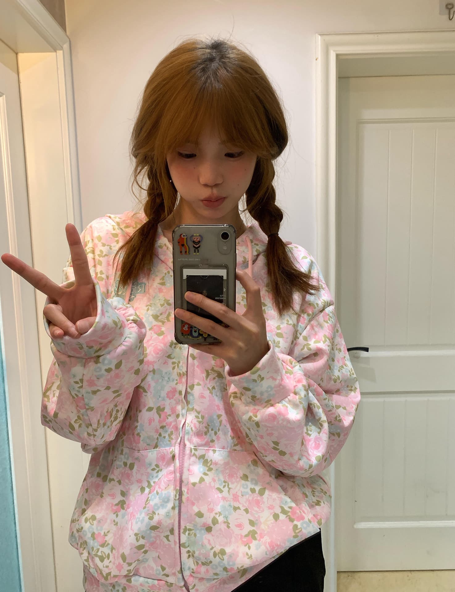얇은 스타일 털이 있는 밑단 리브 소매 구멍 압력 라인 이후 패키지 칼라 순수한 Mianhua 면 복합 후드티 상세 이미지 4