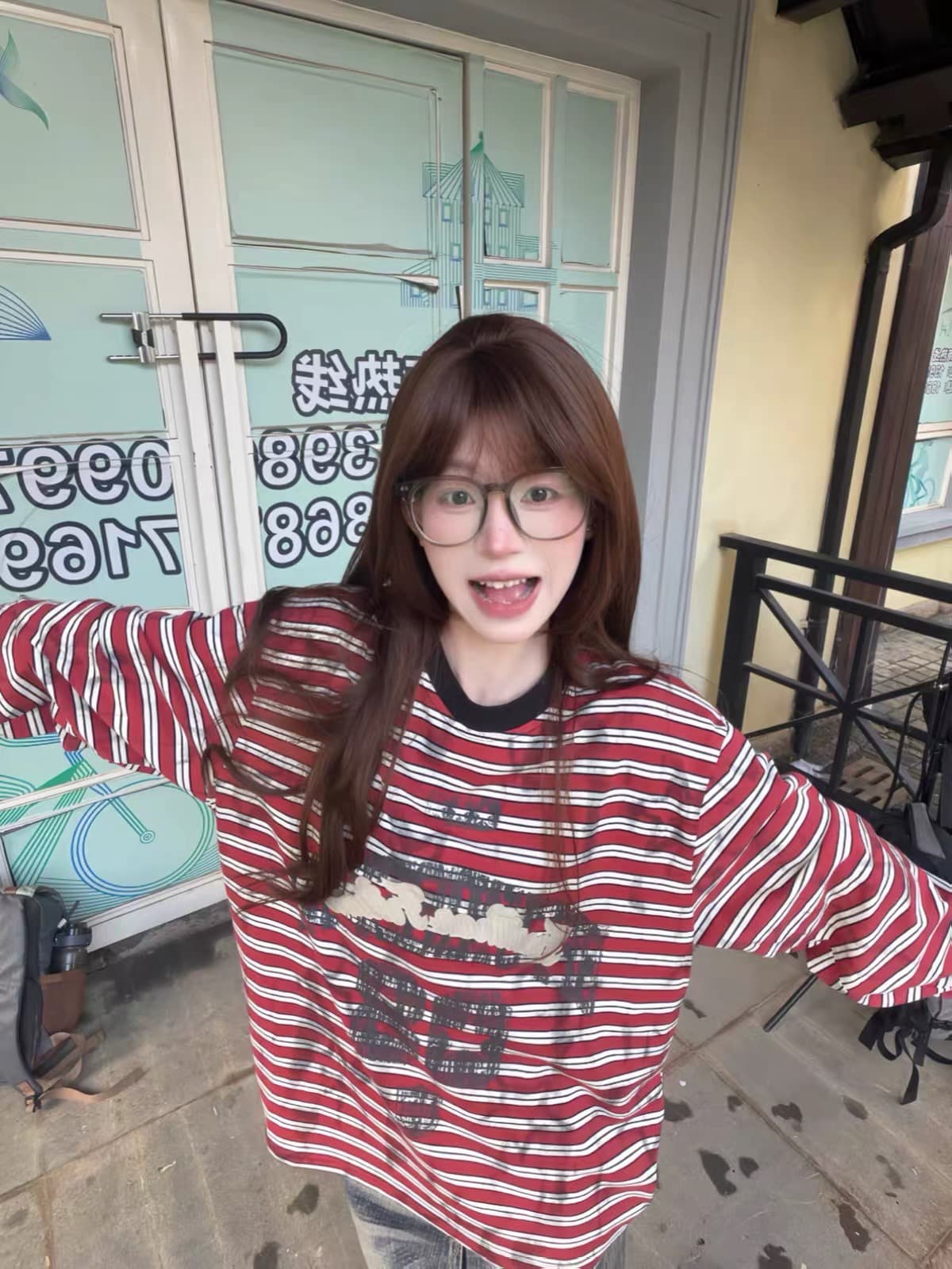 원본 솜씨 광저우 원본 원단 긴팔 티셔츠 여성 상세 이미지 2