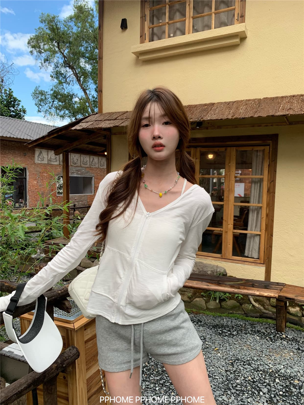 160 그램 눈꽃 면 프라임 조정 한 부서 Chic 후드 자외선 차단 오픈 가디건 티셔츠 여성 코트 가을 몸매 가꾸기 슬림해 보이는 맨위 이미지 2