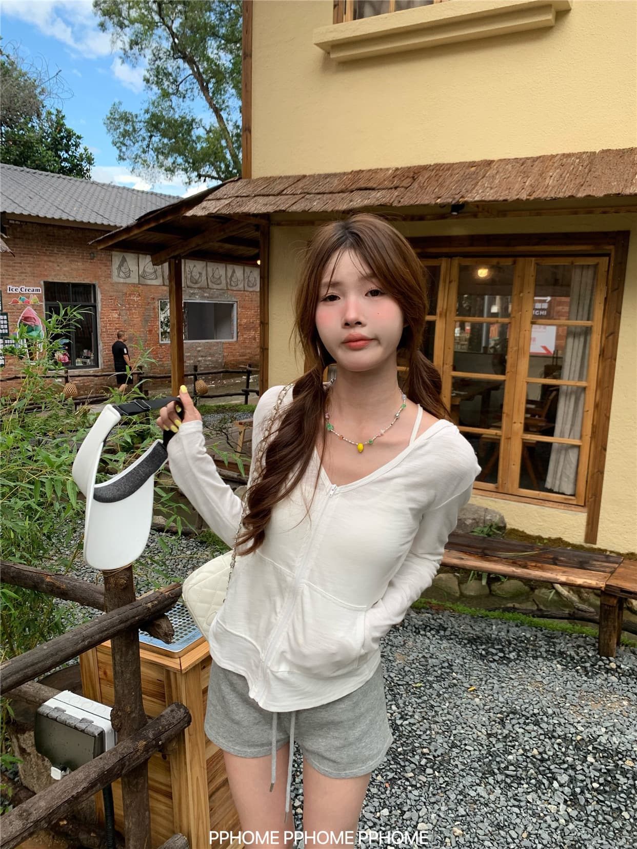 160 그램 눈꽃 면 프라임 조정 한 부서 Chic 후드 자외선 차단 오픈 가디건 티셔츠 여성 코트 가을 몸매 가꾸기 슬림해 보이는 맨위 상세 이미지 5