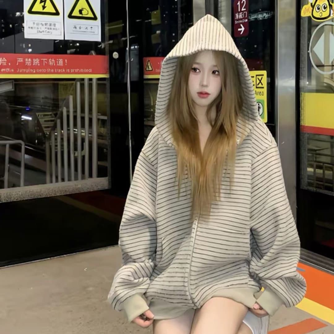 얇은 스타일 백금 지퍼 자수 이후 패키지 칼라 광저우 원본 원단 후드티 이미지 3
