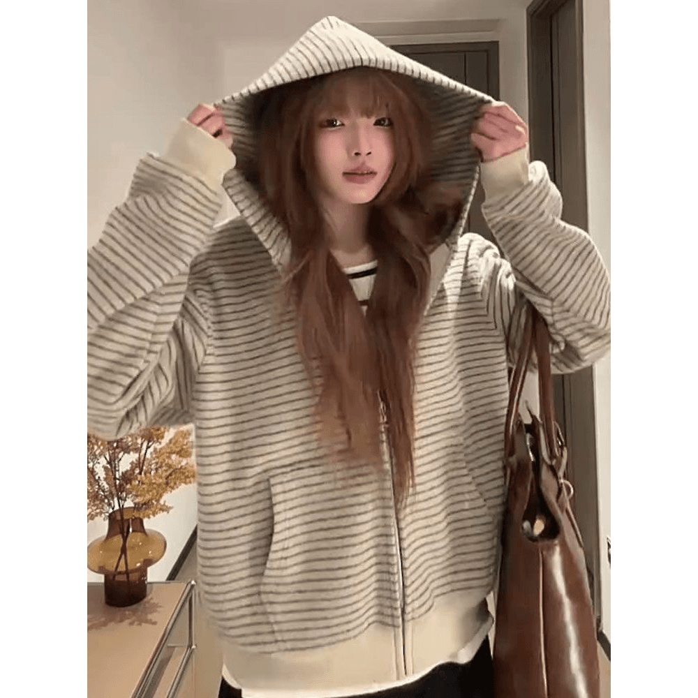 얇은 스타일 백금 지퍼 자수 이후 패키지 칼라 광저우 원본 원단 후드티 이미지 5