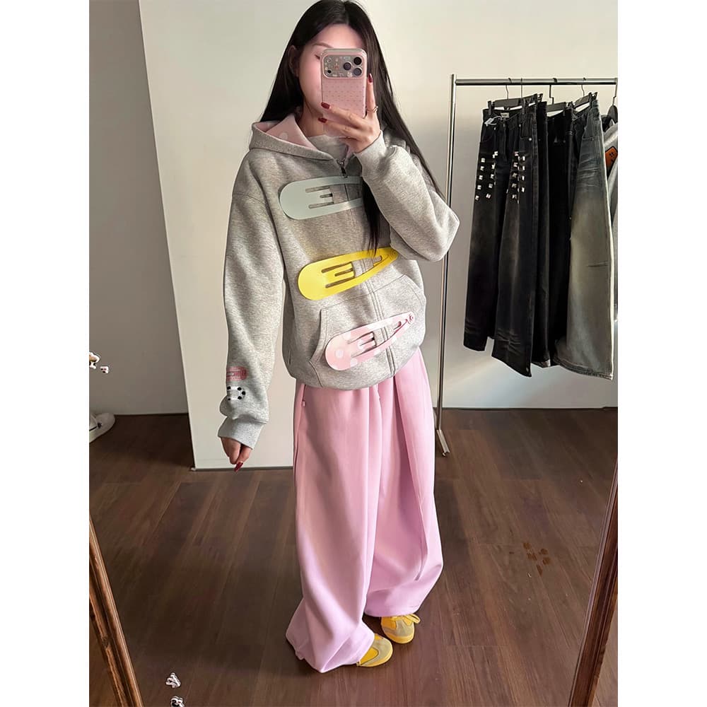 얇은 스타일 털이 있는 높은 품질 원본 부형제 순수한 Mianhua 면 칫솔질 복합 후드티 상세 이미지 5