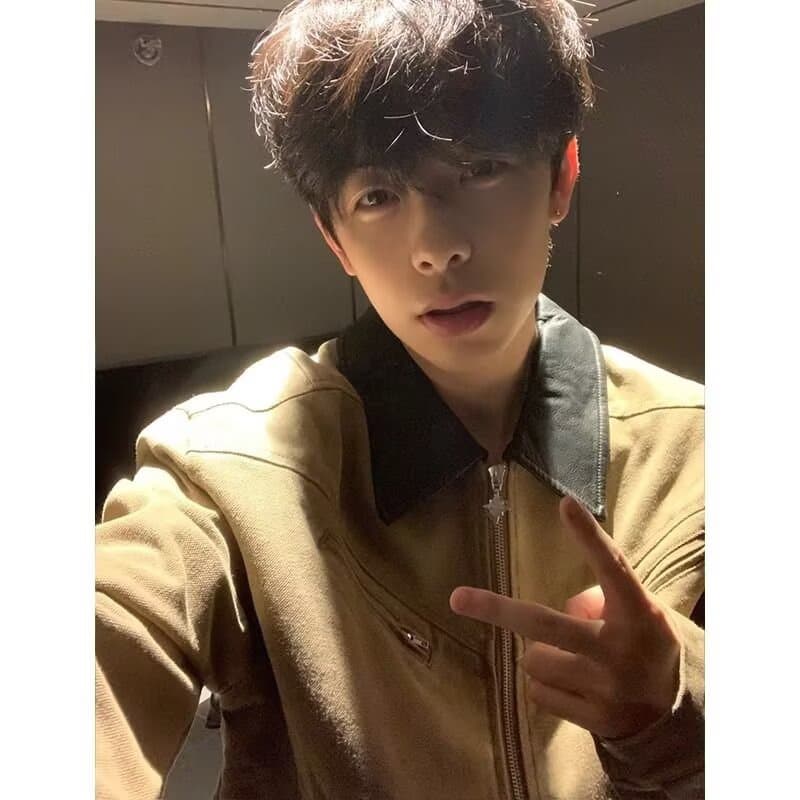 봄 가을 고대 복장 패치워크 폴로 칼라 워크웨어 재킷 남녀 워싱 마 오래된 작은 대중 고급 센스 재킷 남자 상세 이미지 3