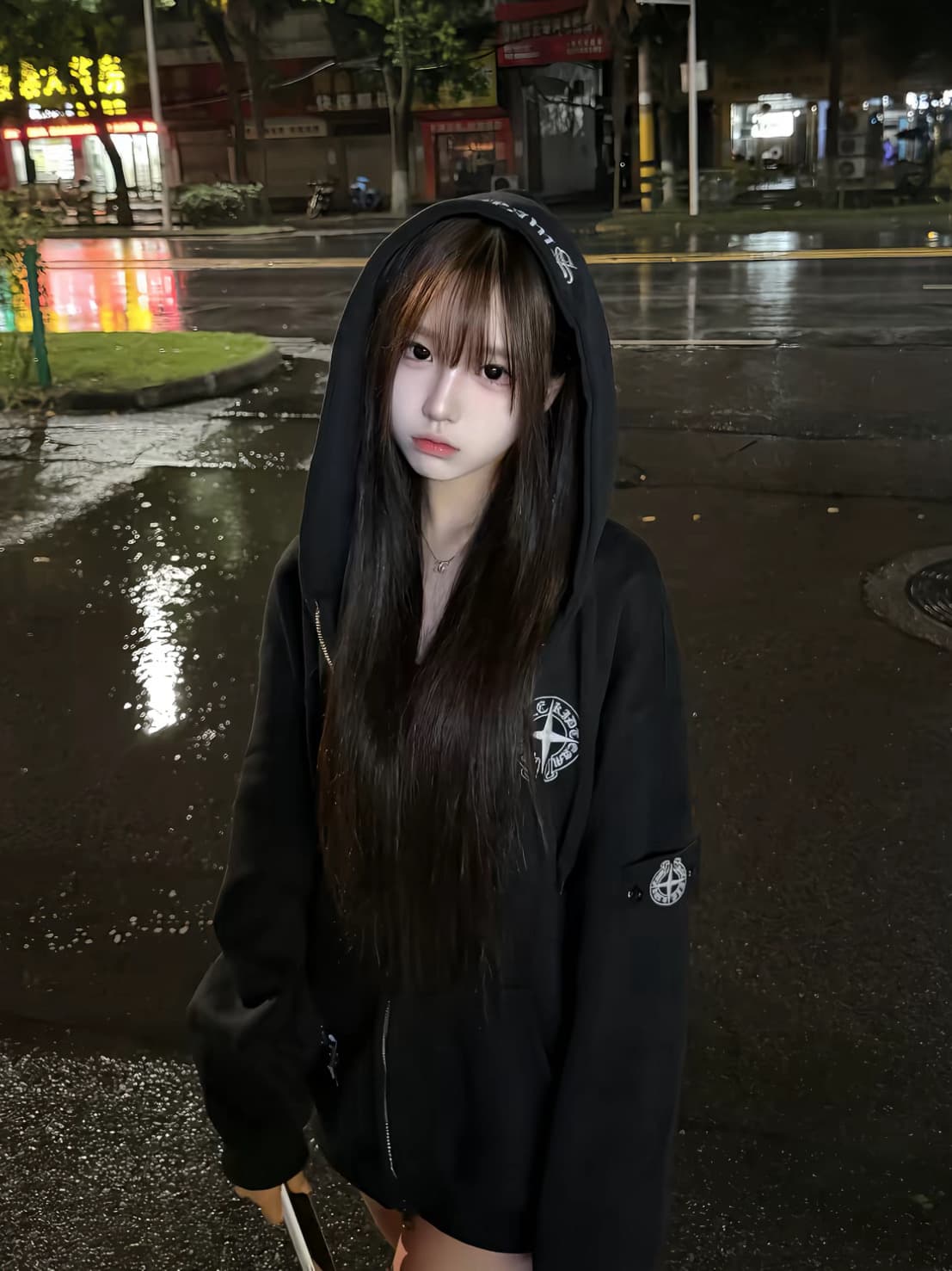 있음 선적 얇은 스타일 원본 부형제 범프 강철 인쇄 자수 순수한 Mianhua 면 복합 후드 티 스웨터