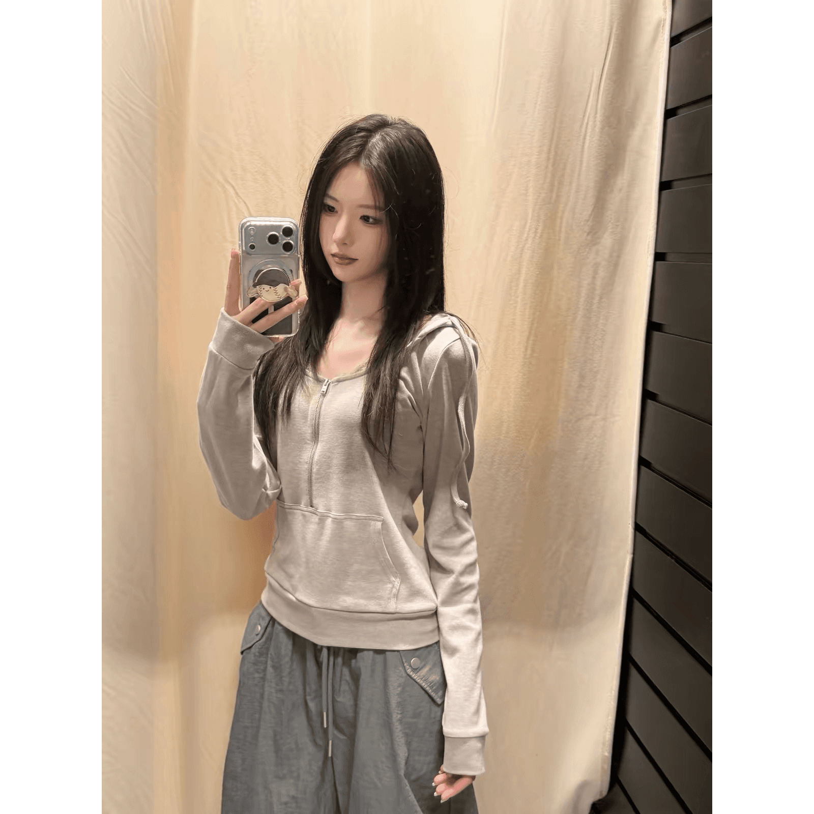 광저우 원본 원단 원본 솜씨 긴팔 이미지 5