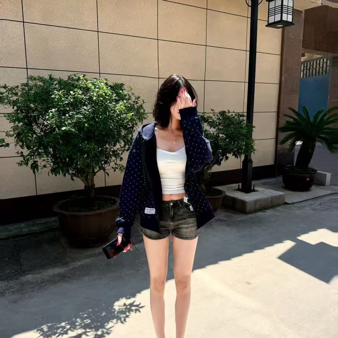 얇은 스타일 털이 있는 이후 패키지 기사 자수 순수한 Mianhua 면 복합 후드티 여성 상세 이미지 3