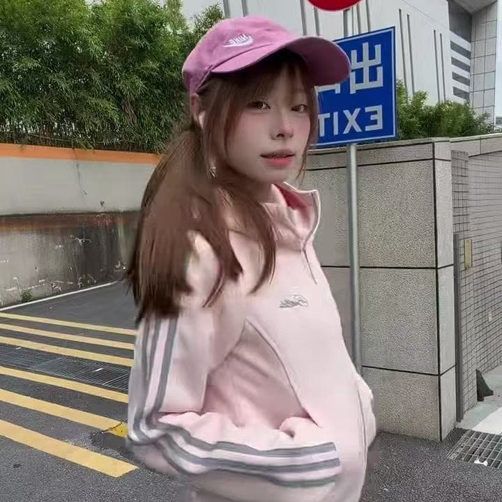 얇은 스타일 털이 있는 이후 패키지 기사 자수 순수한 Mianhua 면 복합 후드티 여성 상세 이미지 5