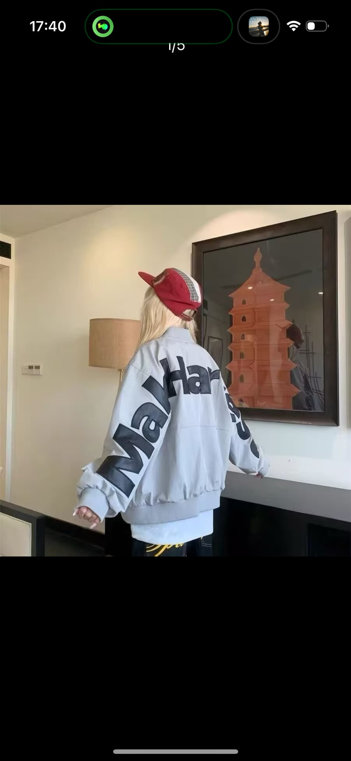 아메리칸 전체 뒤로 알파벳 패치 자수 재킷 남녀 2026 봄 가을 레트로 학생 커플 야구 유니폼 재킷 상세 이미지 1