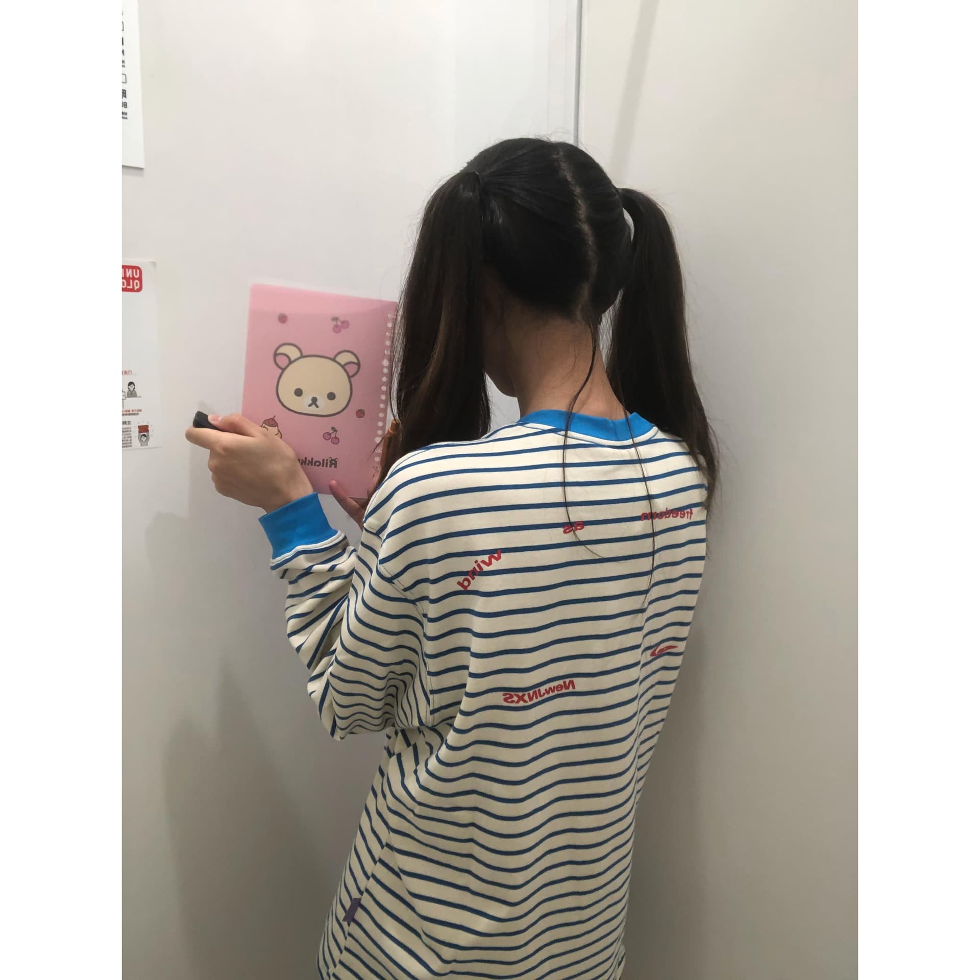 원본 솜씨 광저우 원단 긴팔 티셔츠 여성 이미지 5