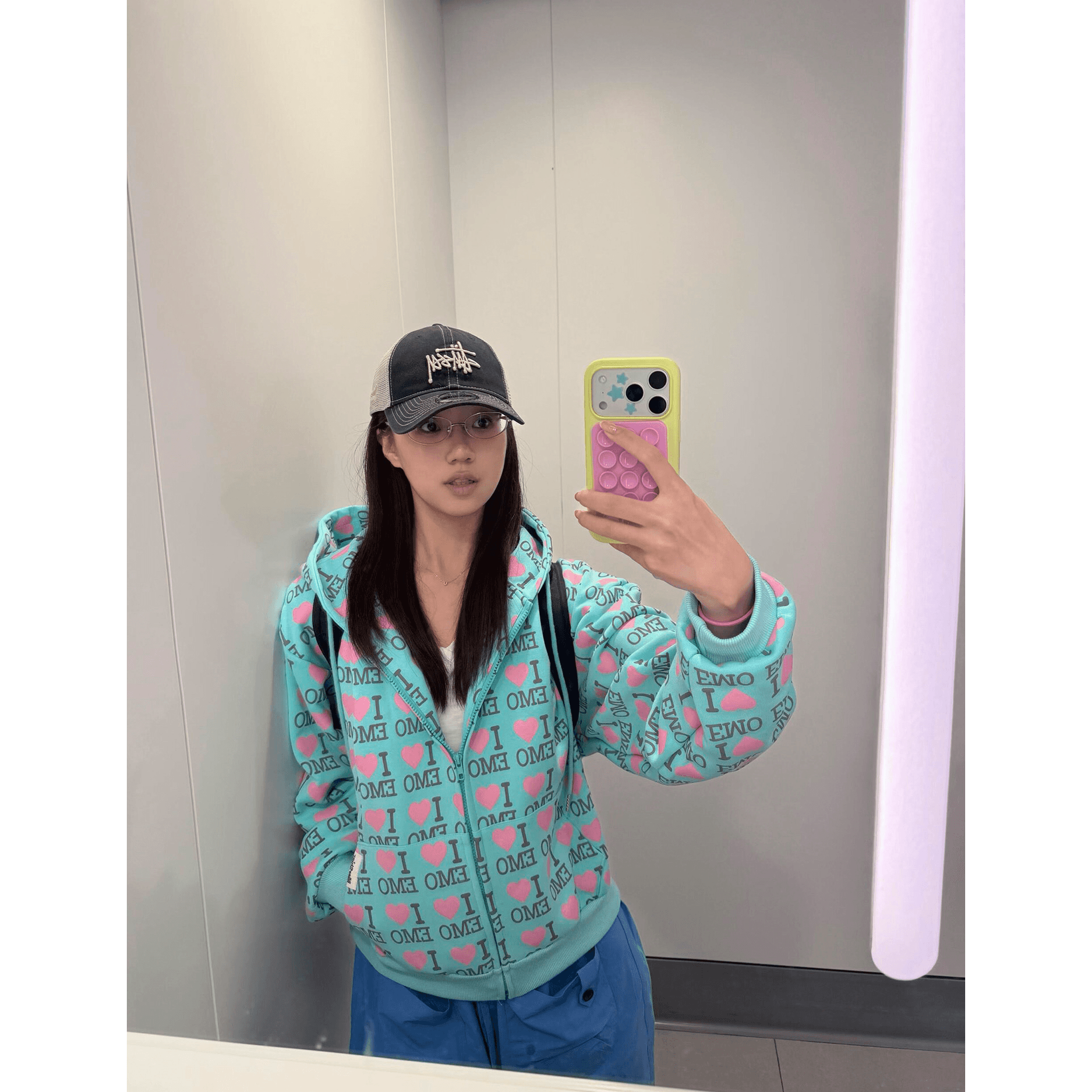 얇은 스타일 원본 크기 인사이드 펌프 이후 패키지 칼라 순수한 Mianhua 면 복합 후드티 이미지 5