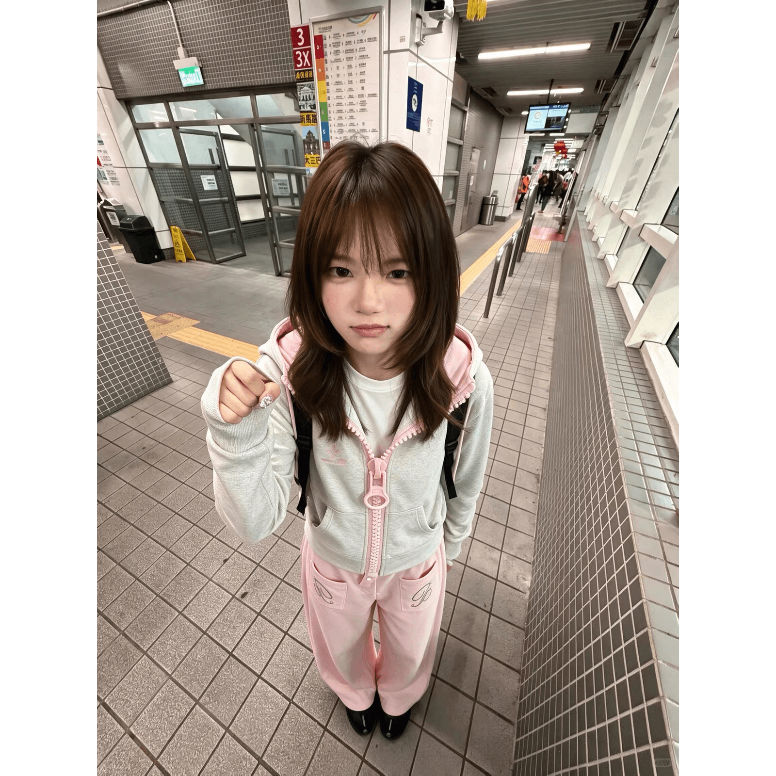 얇은 스타일 순수한 Mianhua 면 복합 후드티 여성 이미지 5